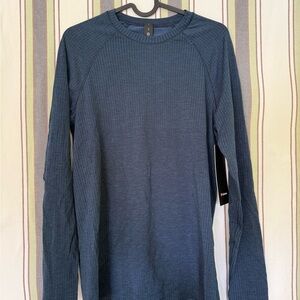 lululemon athletica Navy Metal Vent Tech Long Sleeve Shirt